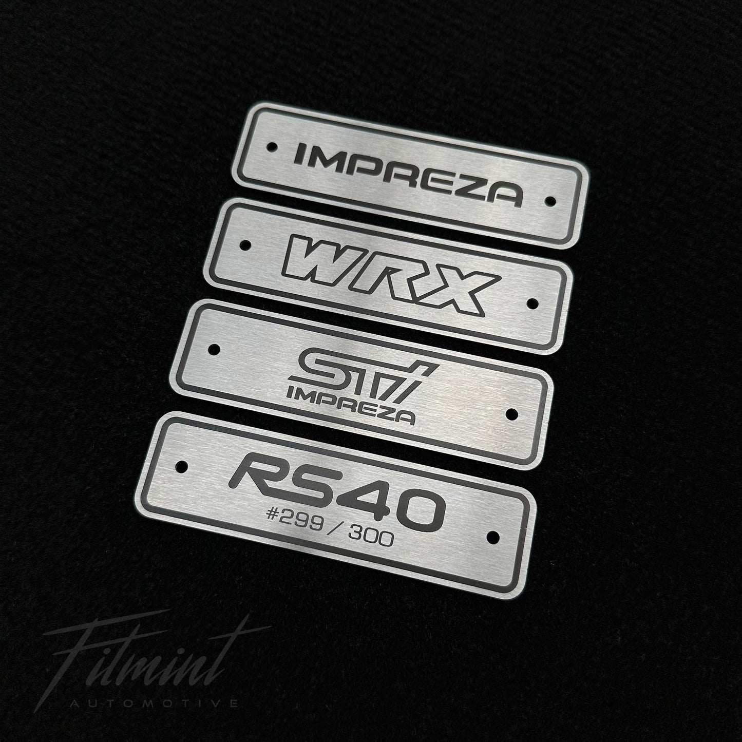 Fitmint Floor Mats - Subaru Impreza WRX STI GE/GH/GR/GB/GV