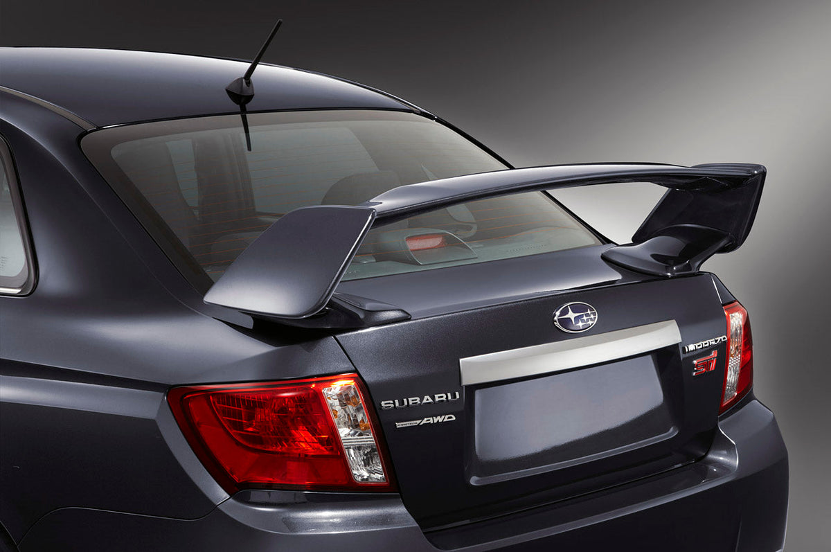 Subaru Impreza WRX STi Sedan V11 Rear Spoiler - PU Plastic OEM - Exterior