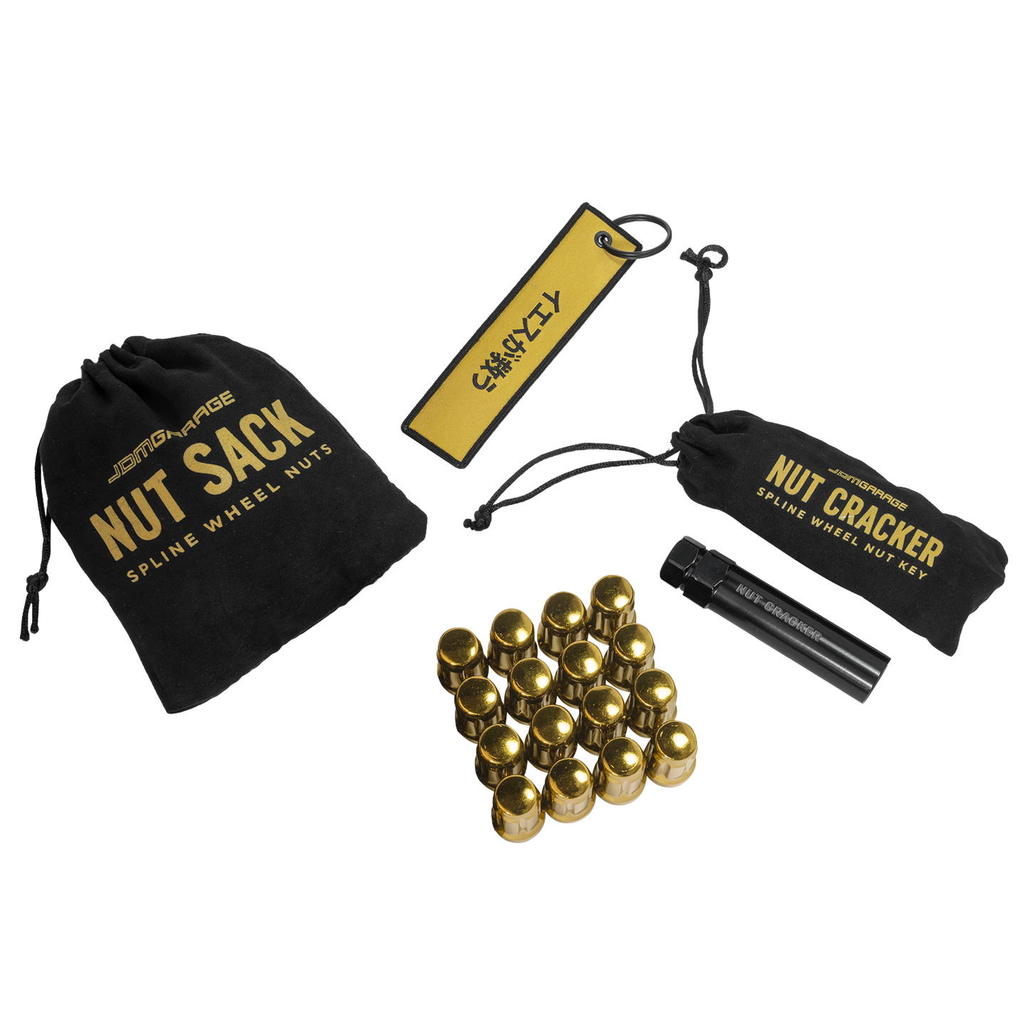 Nut Sack - Spline Wheel Nuts Set ( Gold )