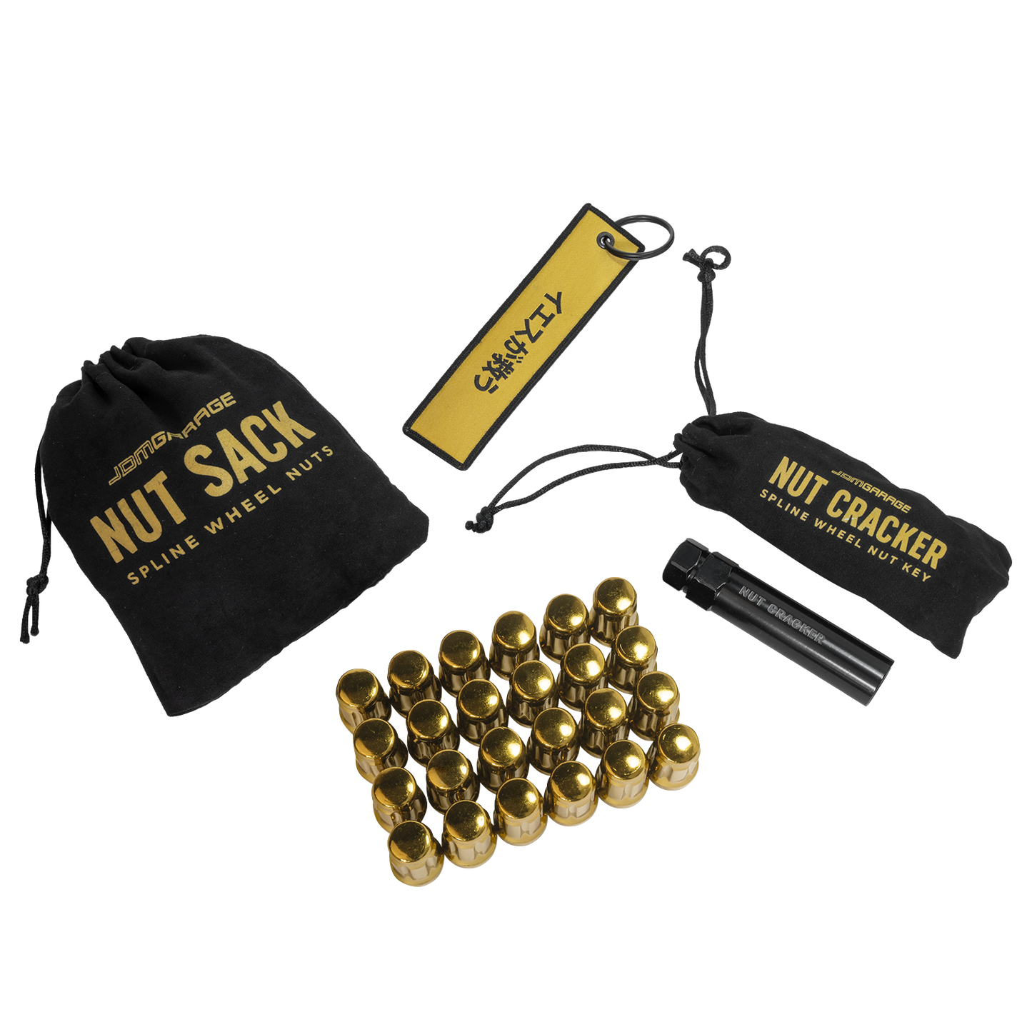 Nut Sack - Spline Wheel Nuts Set ( Gold )