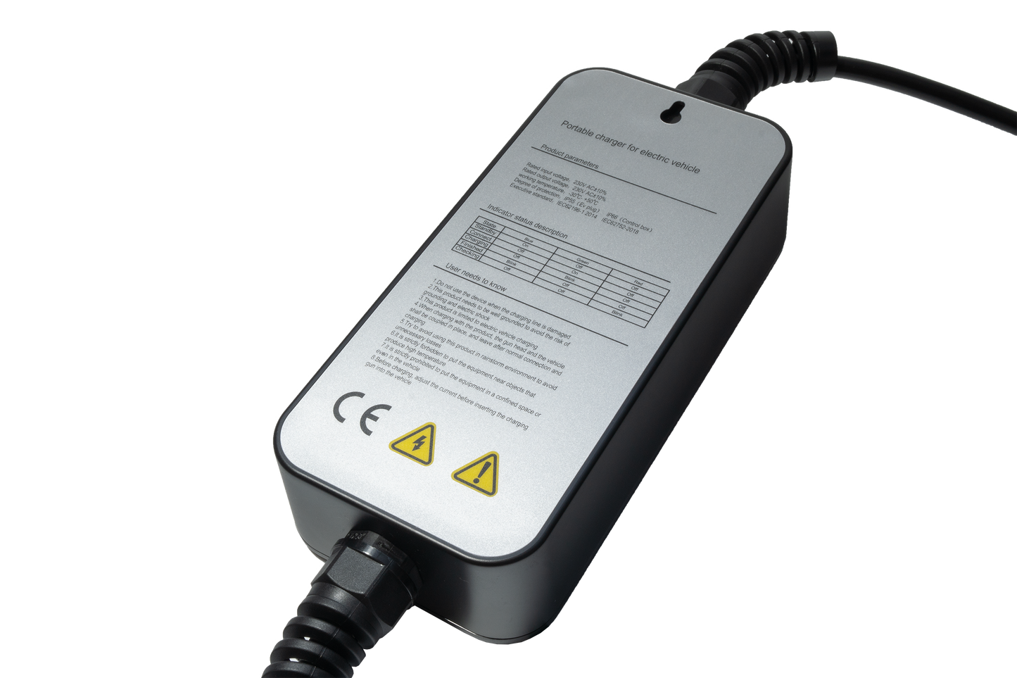EV Plug in Charger with Screen Display - Type 1 ( 10A )