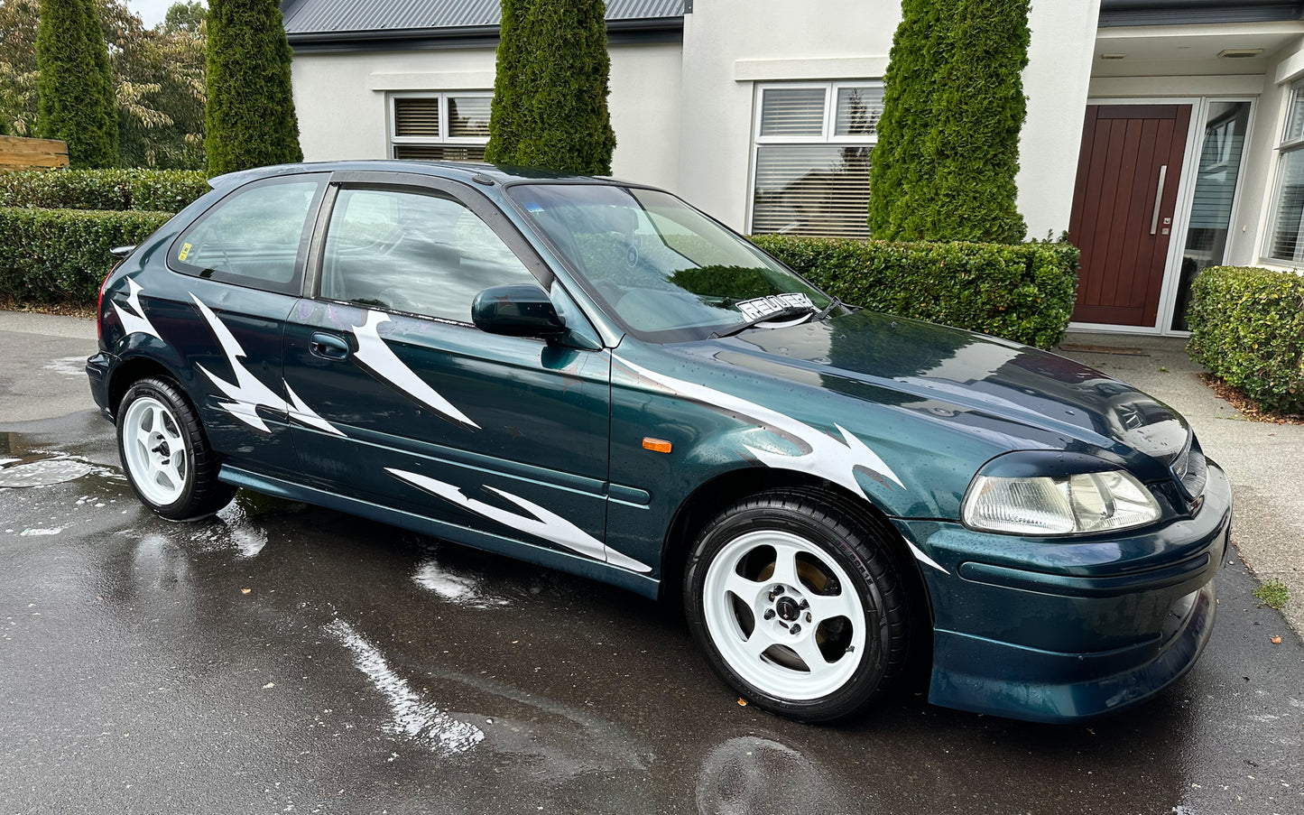 Honda Civic EK Front Lower Lip - PU Plastic