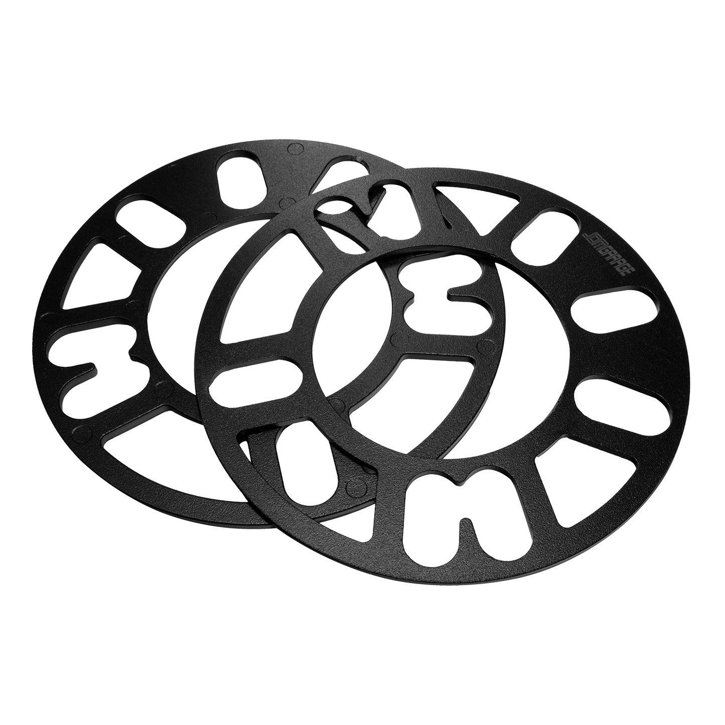 JDM Garage Universal 3mm Wheel Spacers - Pair ( Black )