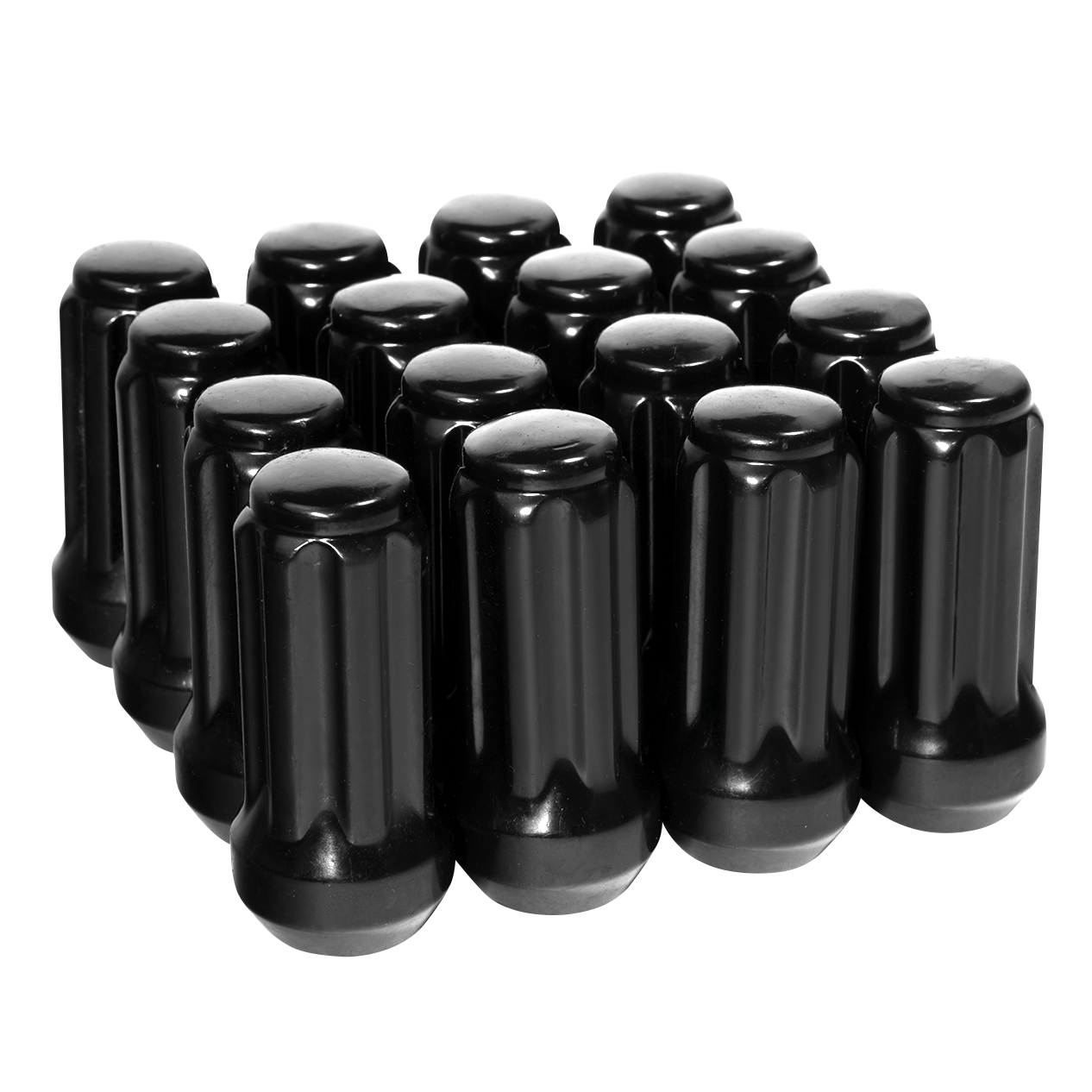 Nut Sack - 7 Spline Wheel Nuts Set ( Black )