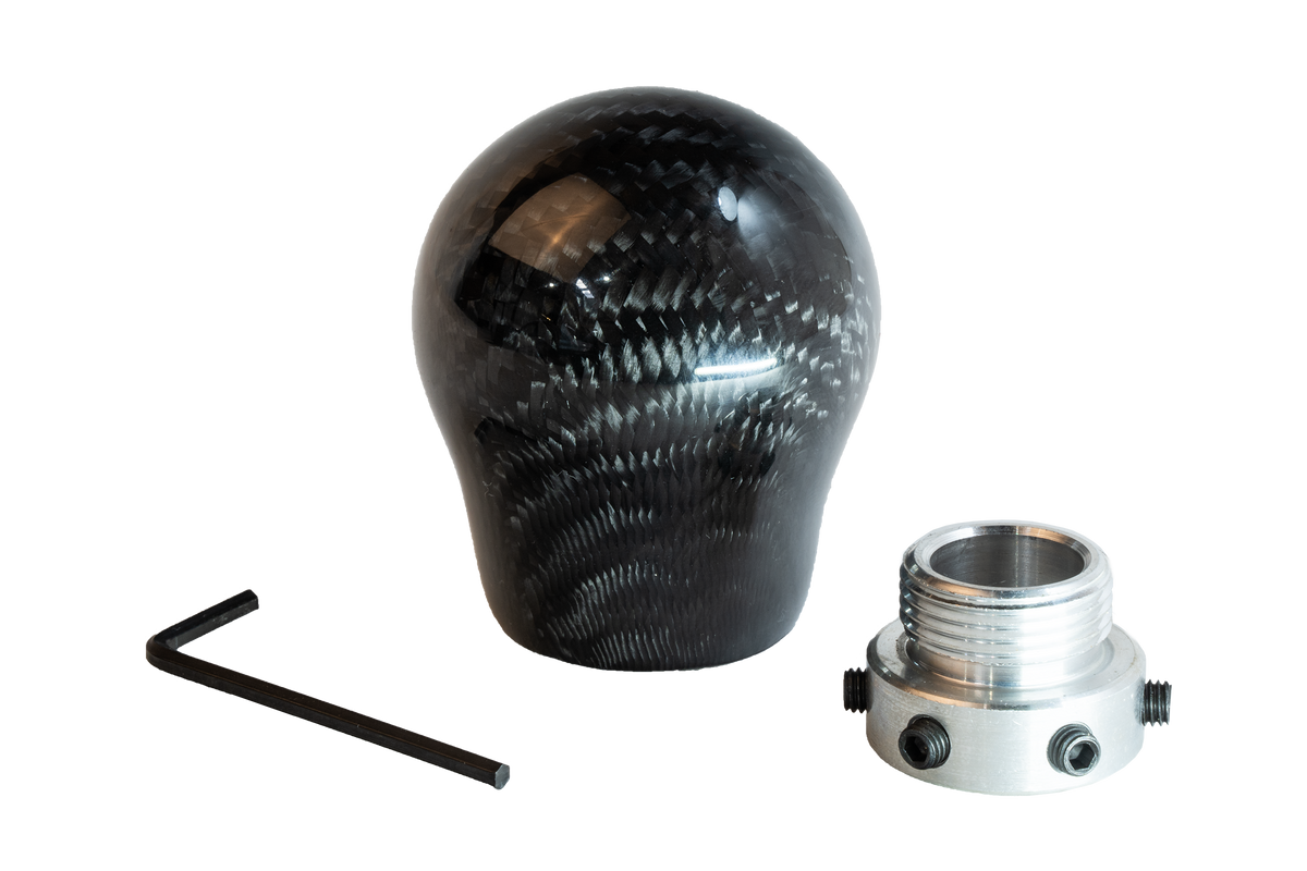 JDM Garage Gear Shifter Knob - Carbon Fibre STi - Interior