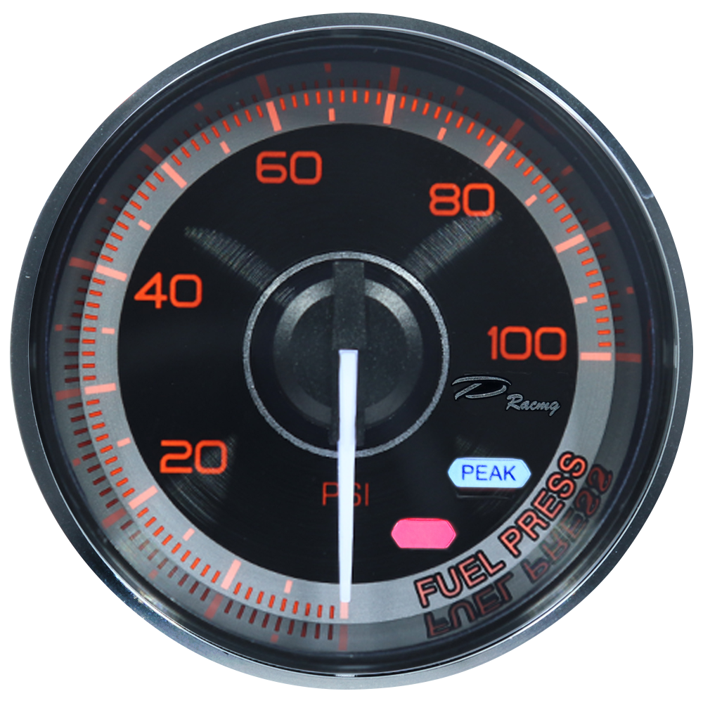Depo Fuel Pressure Gauge - F1 Series - 60mm - Gauges