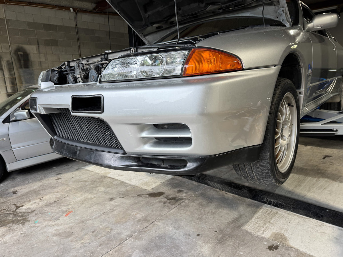 Nissan Skyline R32 GTR Front Lip - PU Plastic - Exterior