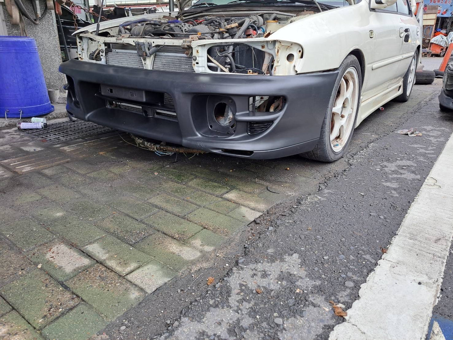 Subaru Impreza WRX STI GC8 V5 / V6 Front Bumper - PU Plastic OEM