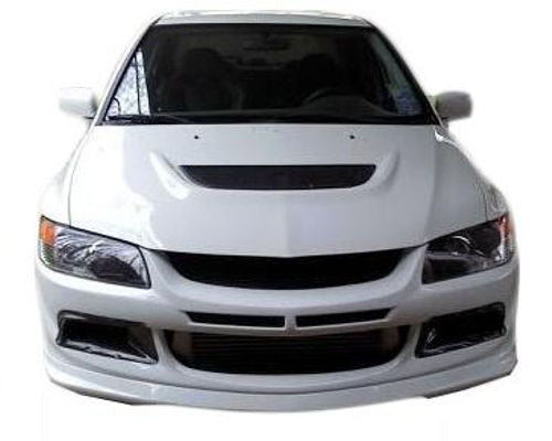 Mitsubishi Lancer Evo 8 Front Lower Lip - PP Plastic OEM - Exterior