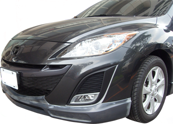Mazda 3 / Axela BL Front Lower Lip - PU Plastic - Exterior