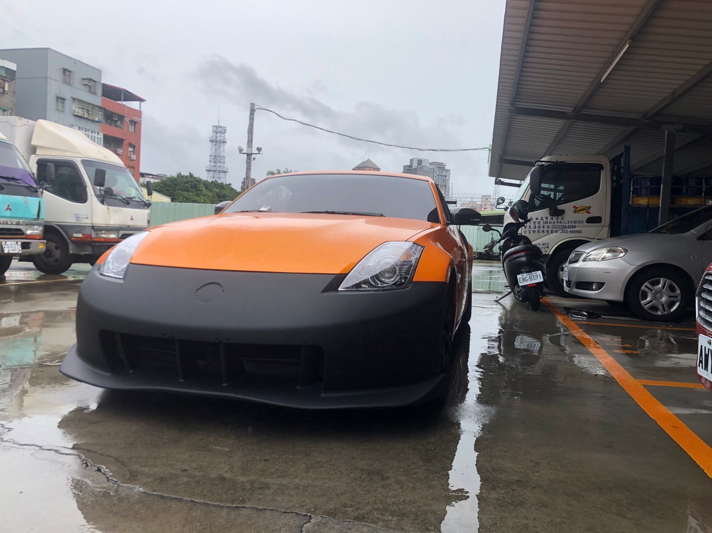 Nissan Fairlady 350z RS Front Bumper - PU Plastic