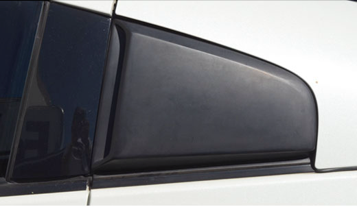 Nissan Fairlady 350z 03-08 Side Window Louvers - PU Plastic - Exterior