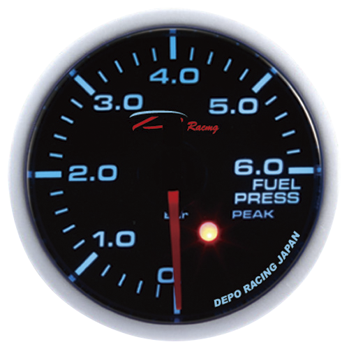 Depo Fuel Pressure Gauge (PSI) - PK-SC Series - 60mm - Gauges