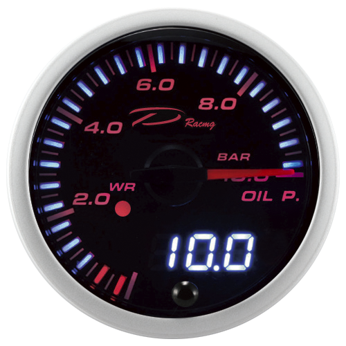 Depo Oil Pressure Gauge (PSI) - SLD Series - 52mm - Gauges