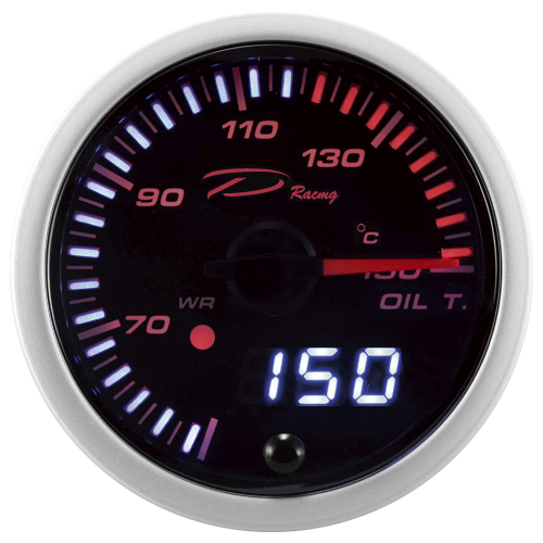 Depo Oil Temperature Gauge (C) - SLD Series - 52mm - Gauges