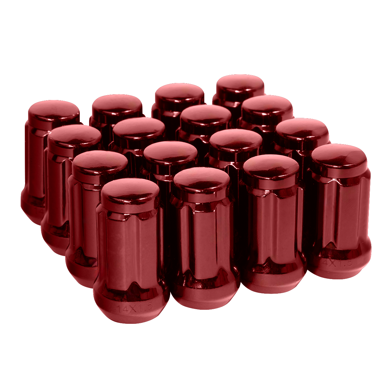 Nut Sack - Spline Wheel Nuts Set ( Red )