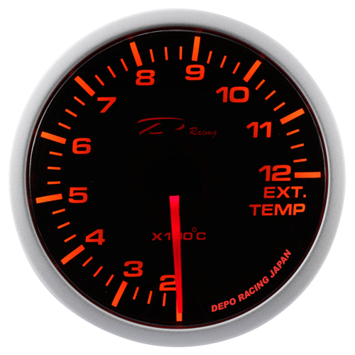 Depo Exhaust Temperature Gauge - WA Series - 52mm