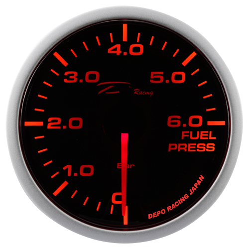 Depo Fuel Pressure Gauge - WA Series - 52mm