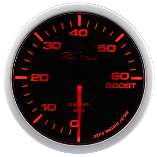 Depo Boost Gauge (60 PSI) - WA Series - 60mm