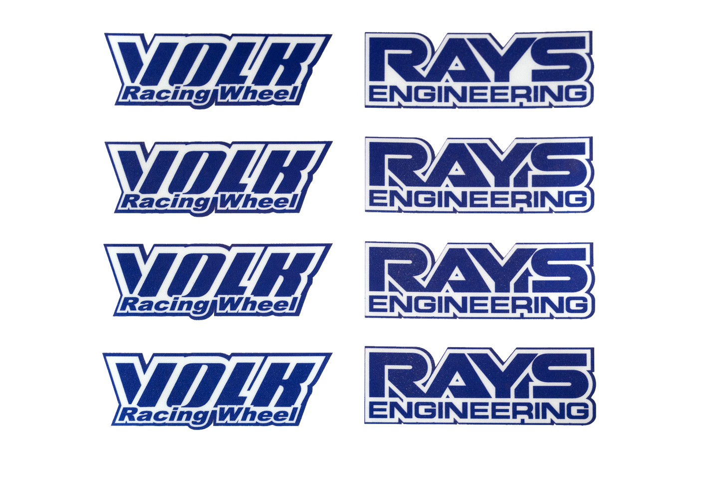 Volk Racing TE37 Decal Set (2pc) - Blue