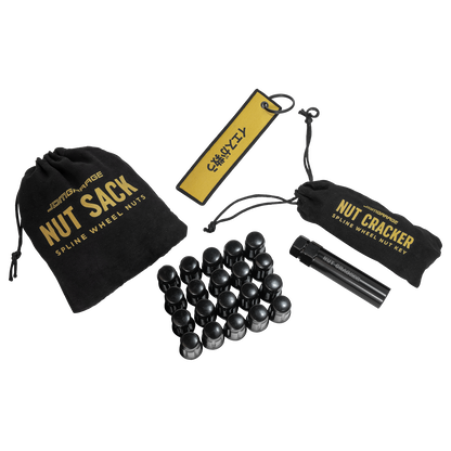 Nut Sack - Spline Wheel Nuts Set ( Black )