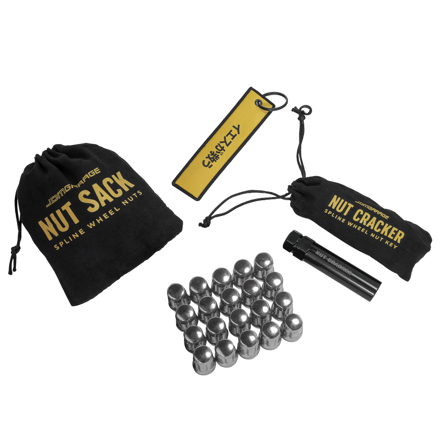 Nut Sack - Spline Wheel Nuts Set ( Chrome )