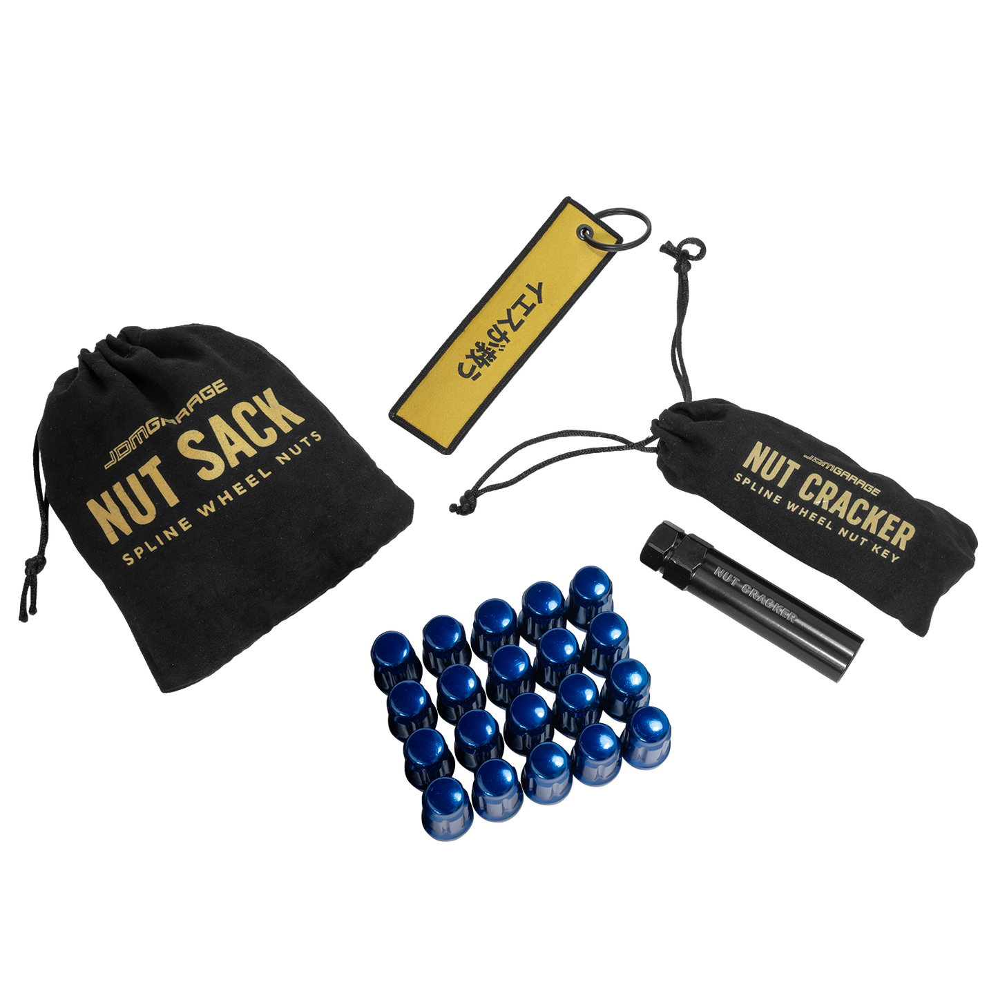 Nut Sack - Spline Wheel Nuts Set ( Blue )