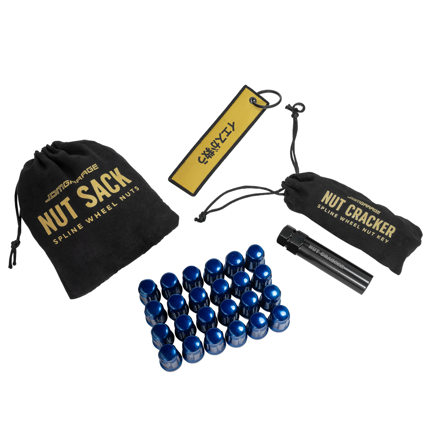 Nut Sack - Spline Wheel Nuts Set ( Blue )