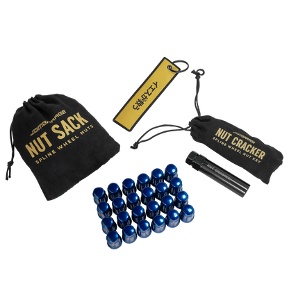 Nut Sack - Spline Wheel Nuts Set ( Blue )