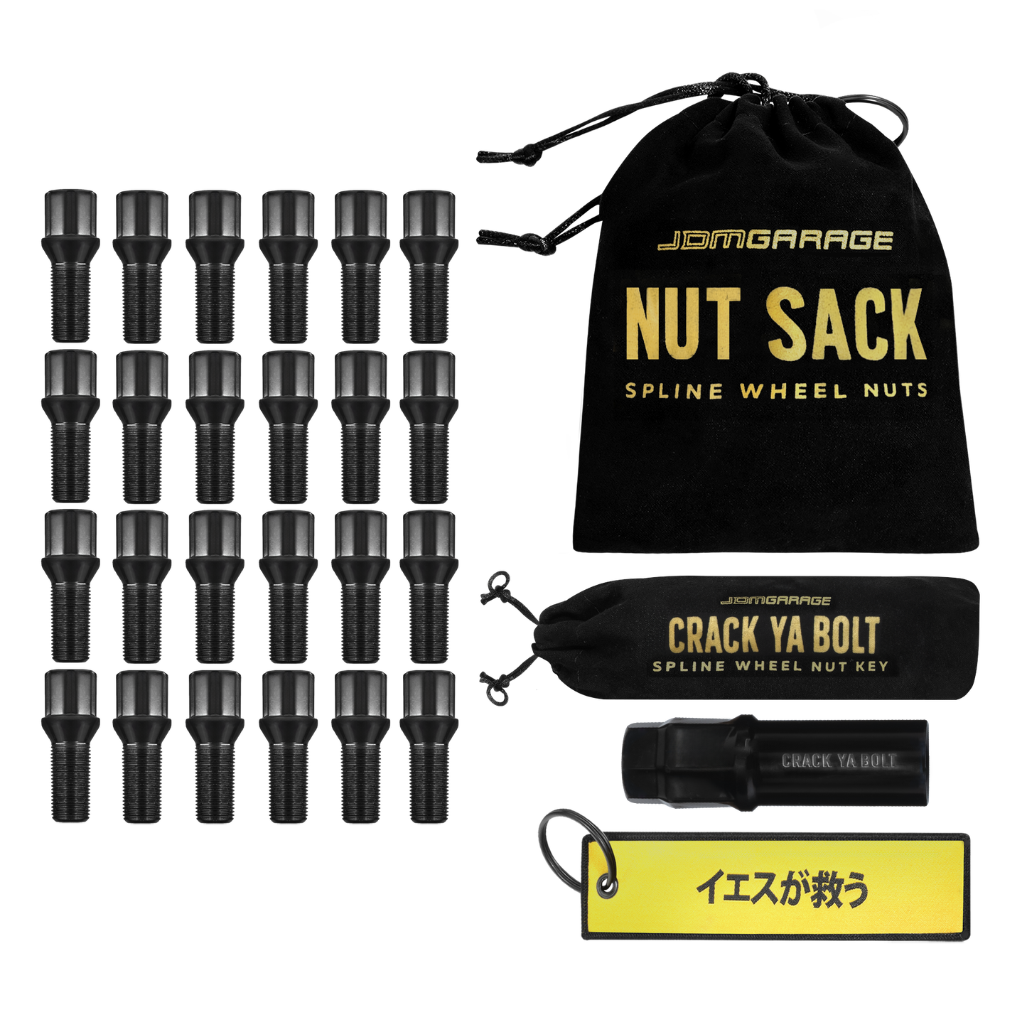 Nut Sack - Spline Wheel Bolts Set