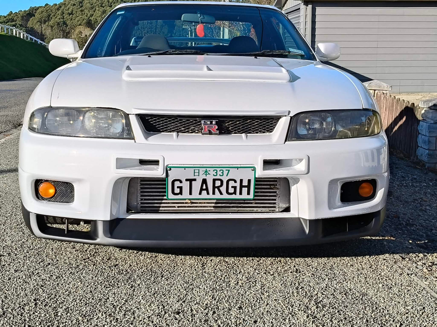 Nissan Skyline R33 GTR Front Lip - PU Plastic