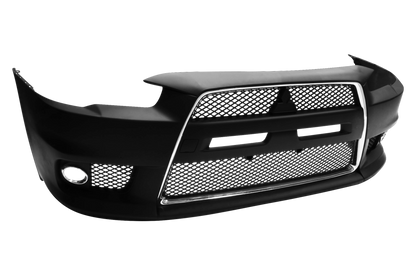 Mitsubishi Lancer 2007+ - EVO X Style Front Bumper - PU Plastic OEM