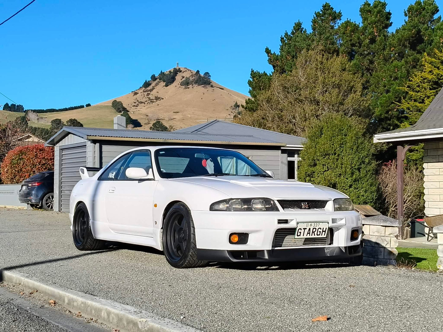 Nissan Skyline R33 GTR Front Lip - PU Plastic - Exterior