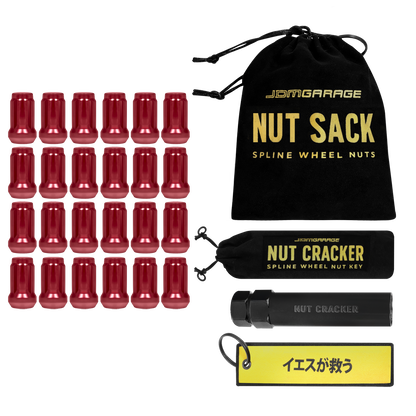Nut Sack - Spline Wheel Nuts Set ( Red )