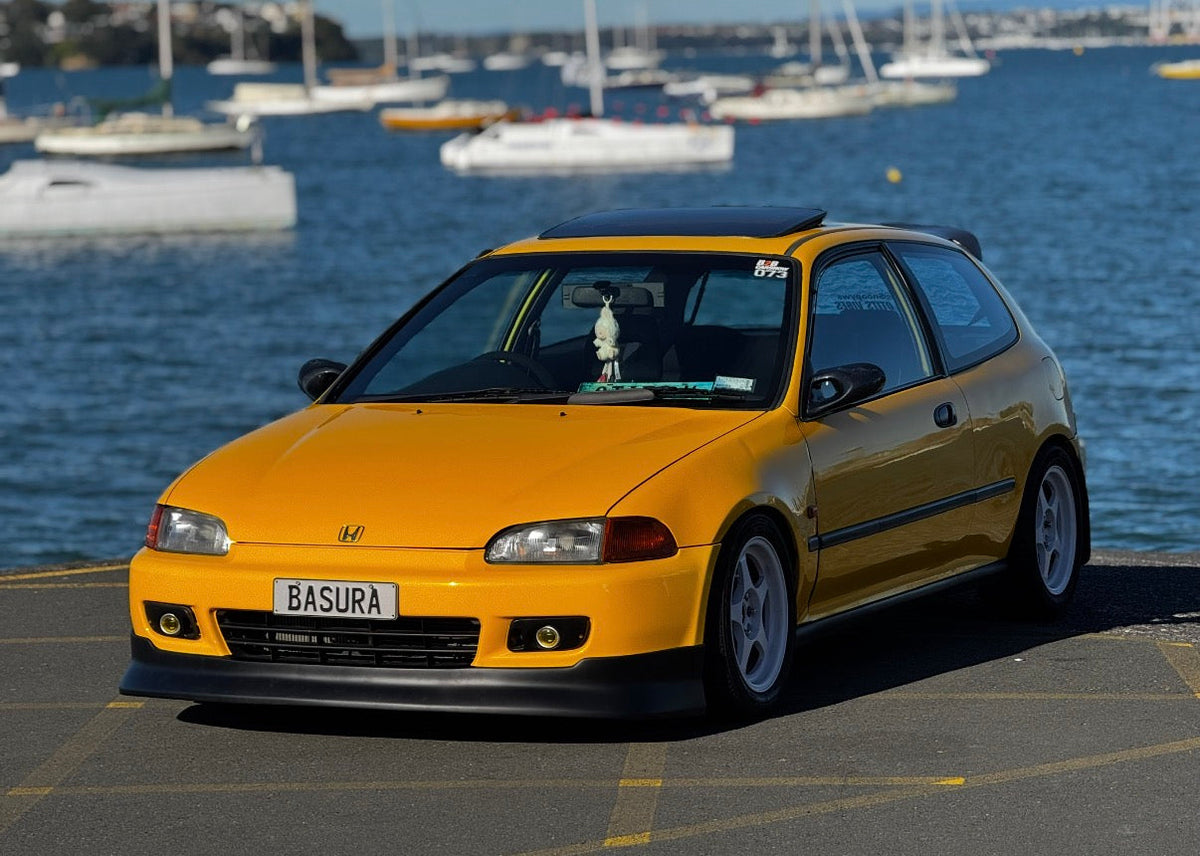 Honda Civic EG Hatchback Front Lower Lip - PU Plastic - Exterior