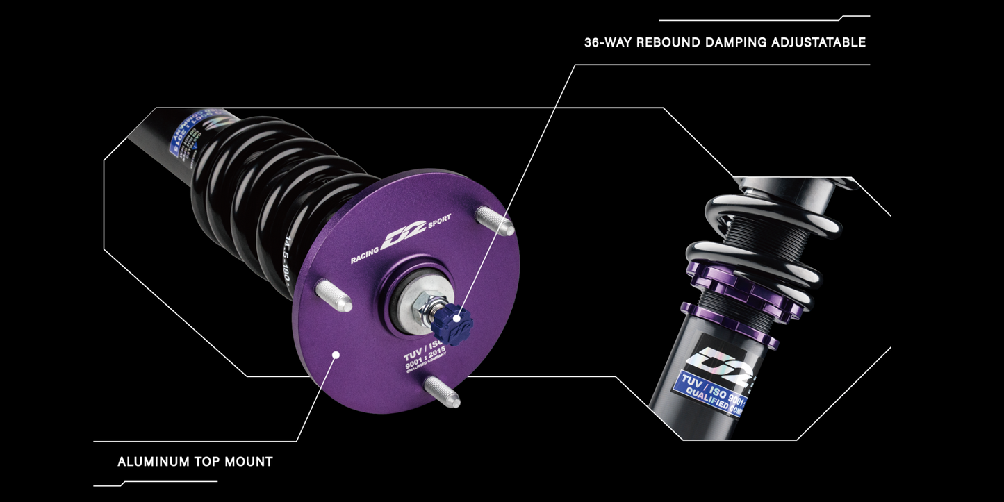 D2 Adjustable Coilovers - Sport Series