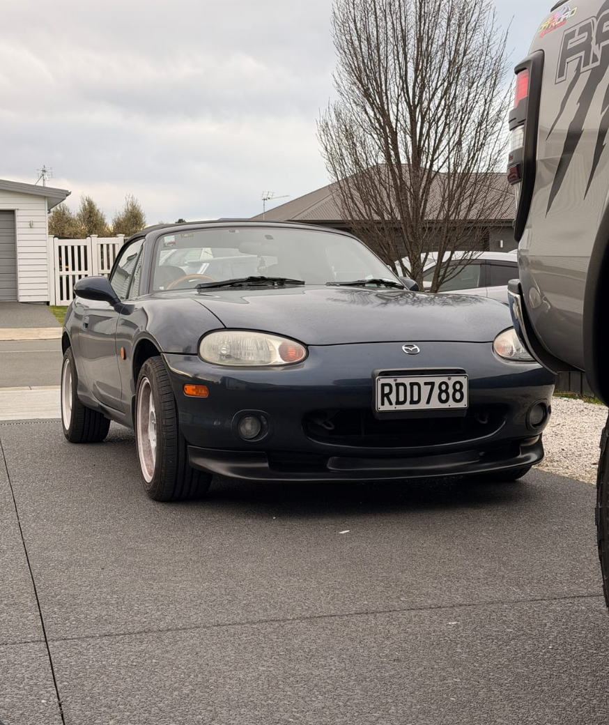 Mazda MX5 NB1 Front Lower Lip GV Style - PU Plastic