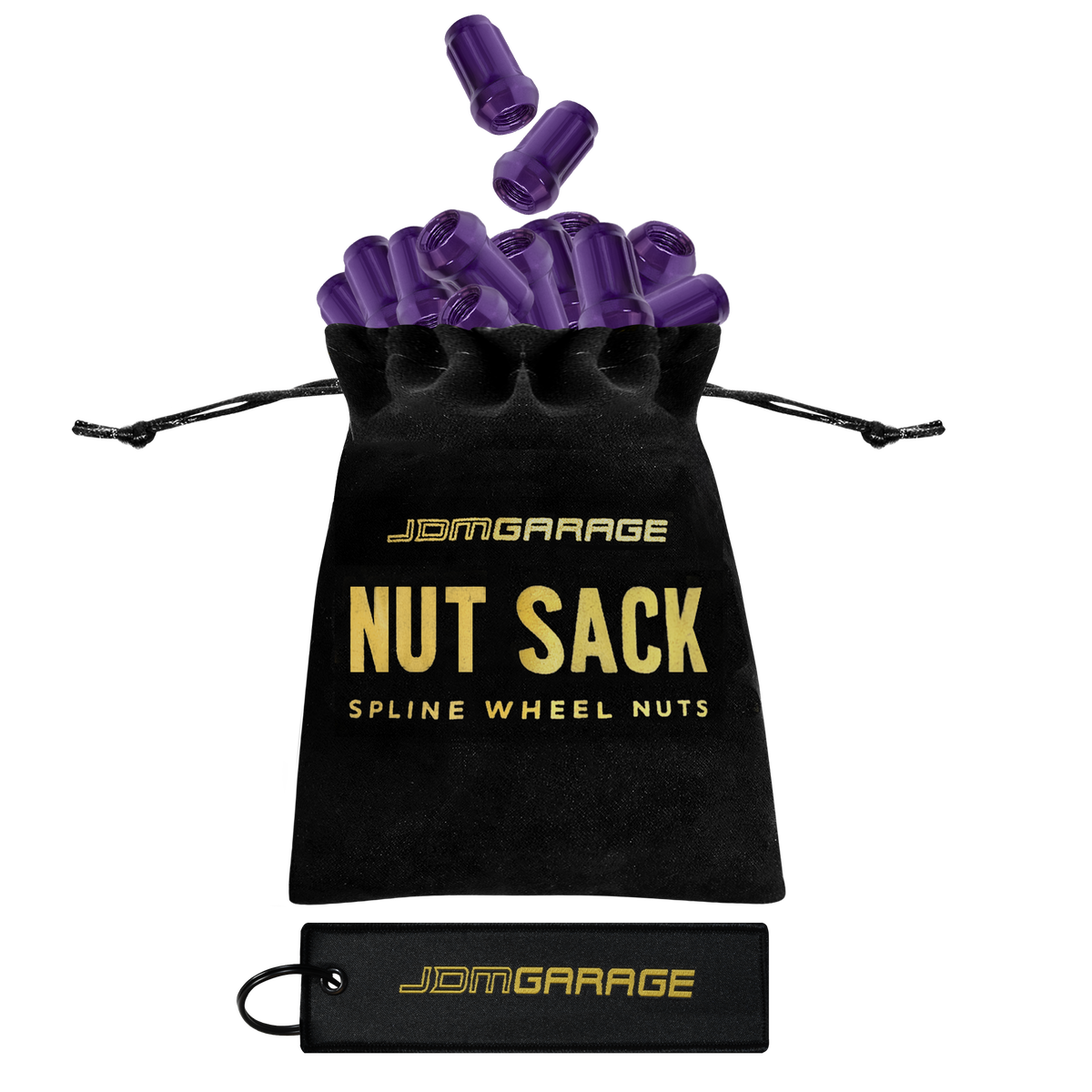 Nut Sack - Spline Wheel Nuts Set (Purple) Wheel Products