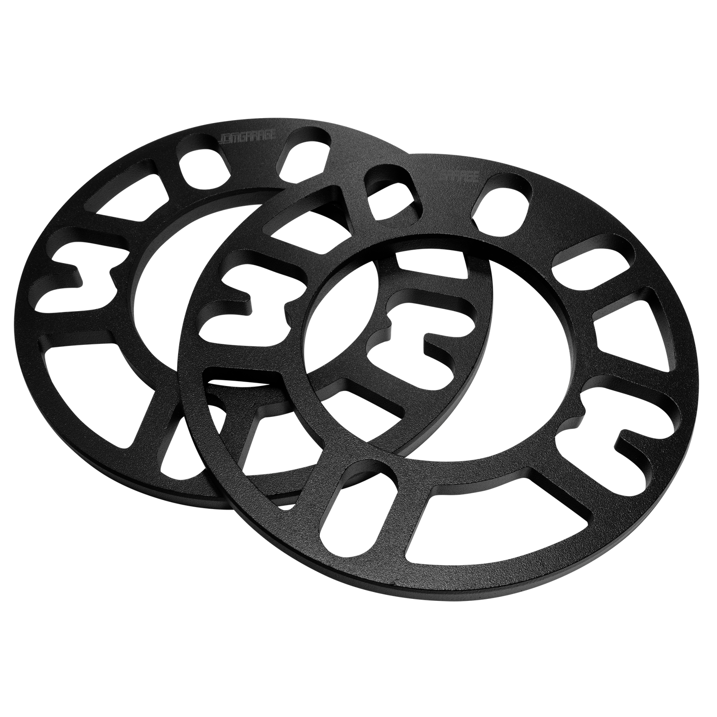 JDM Garage Universal 8mm Wheel Spacers - Pair ( Black )