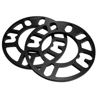 JDM Garage Universal 8mm Wheel Spacers - Pair ( Black )
