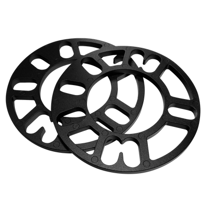 JDM Garage Universal 8mm Wheel Spacers - Pair ( Black )