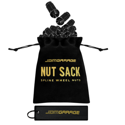 Nut Sack - Spline Wheel Nuts Set (Black) Wheel Products
