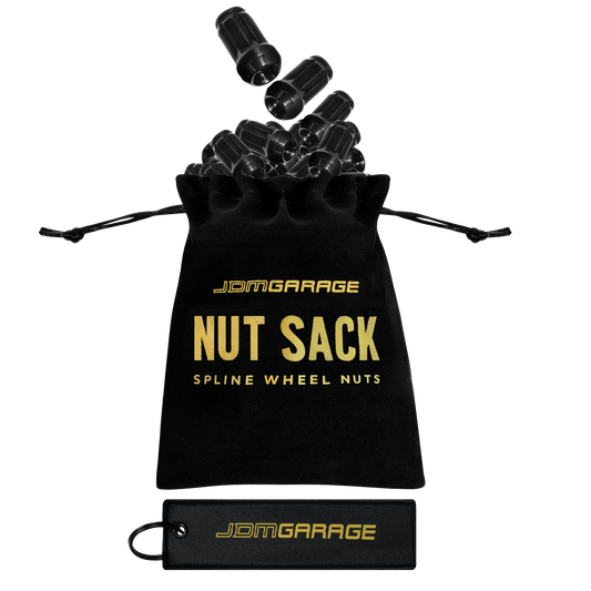 Nut Sack - Spline Wheel Nuts Set (Black) Wheel Products