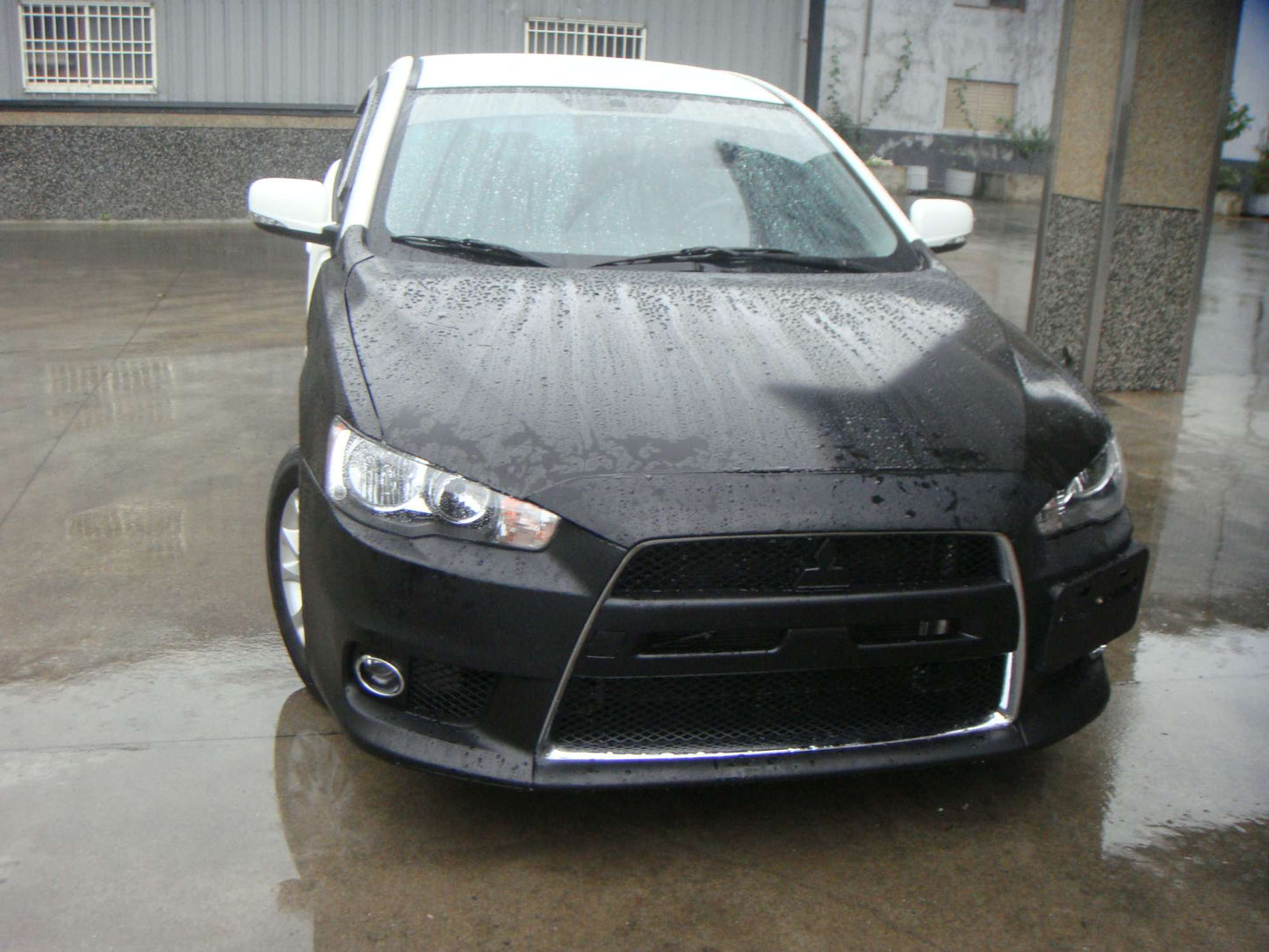 Mitsubishi Lancer 2007+ - EVO X Style Front Bumper - PU Plastic OEM