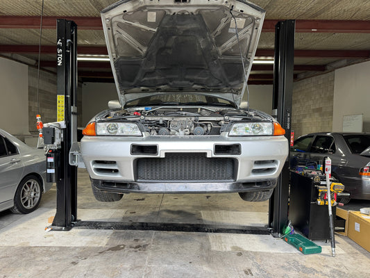 Nissan Skyline R32 GTR N1 Front Bumper - PU Plastic - Exterior