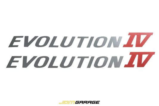 Mitsubishi Lancer Evo 4 Door Decal (Pair) - Stickers