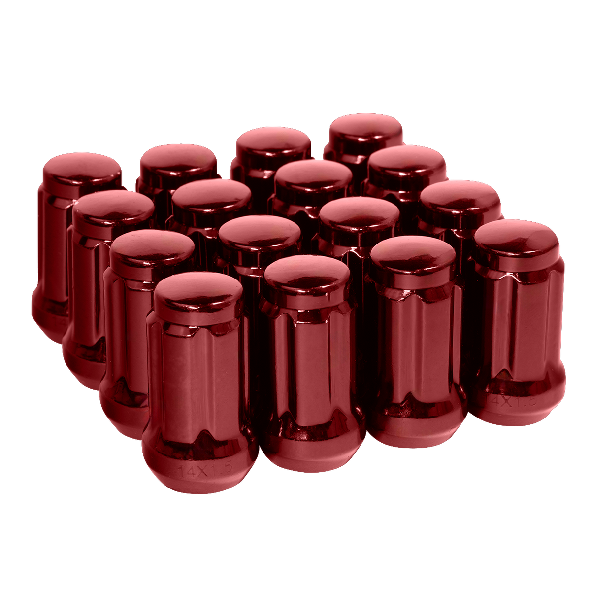 Nut Sack - Spline Wheel Nuts Set (Red) Wheel Products