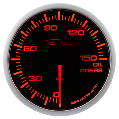 Depo Oil Pressure Gauge - WA Series - 52mm
