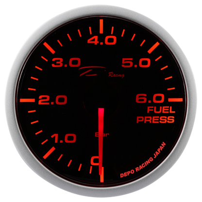 Depo Fuel Pressure Gauge - WA Series - 52mm