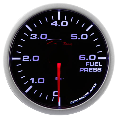 Depo Fuel Pressure Gauge - WA Series - 52mm